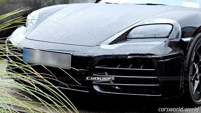 Porsche 718 Cayman EV Reveals Its True Identity Behind the Fake-911 Facade | Carscoops